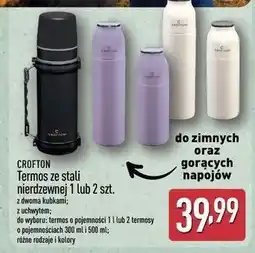 ALDI CROFTON Termos ze stali nierdzewnej 1 lub 2 szt oferta