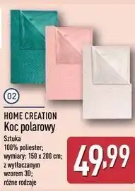 ALDI HOME CREATION Koc polarowy oferta