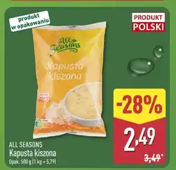 ALDI Kapusta kiszona oferta