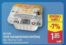 ALDI Serek homogenizowany waniliowy oferta
