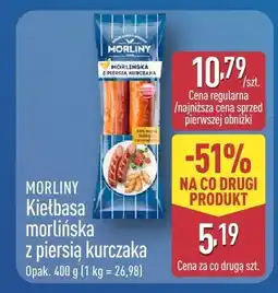 ALDI Kiełbasa Morlińska z piersią kurczaka oferta