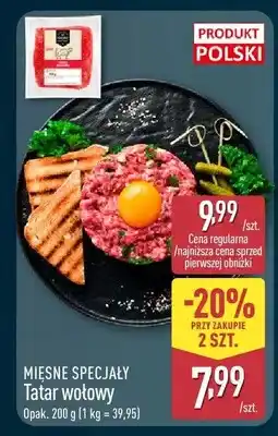 ALDI Tatar wołowy MIĘSNE SPECJAŁY oferta