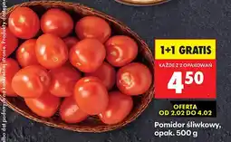 Biedronka Pomidor śliwkowy, opak oferta