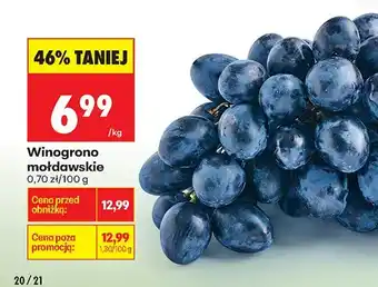 Biedronka Winogrona mołdawskie oferta
