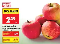 Biedronka Jabłko polskie czerwone na wagę oferta