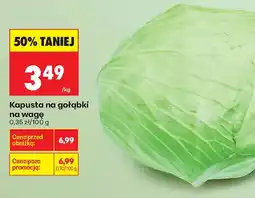 Biedronka Kapusta na gołąbki na wagę oferta