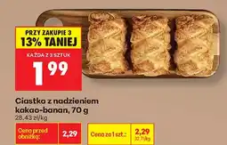 Biedronka Ciastko z nadzieniem kakao-banan oferta