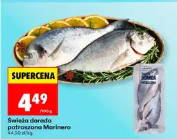 Biedronka Ryba Świeża dorada patroszona Marinero oferta