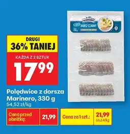 Biedronka Polędwice z dorsza Marinero oferta