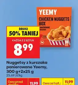 Biedronka Nuggetsy z kurczaka panierowane Yeemy oferta