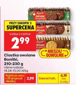Biedronka Ciastka owsiane Bonitki oferta