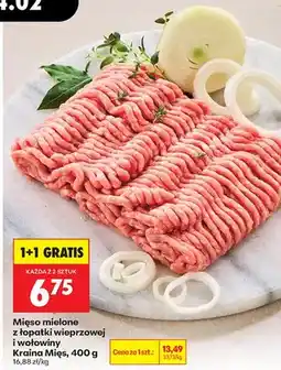 Biedronka Mięso mielone z łopatki wieprzowej i wołowiny Kraina Mięs oferta
