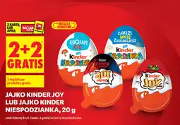 Biedronka Kinder Niespodzianka (4 warianty, w tym Stranger Things i Super Mario) oraz Kinder Joy oferta
