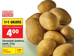 Biedronka Ziemniaki jadalne, opak oferta
