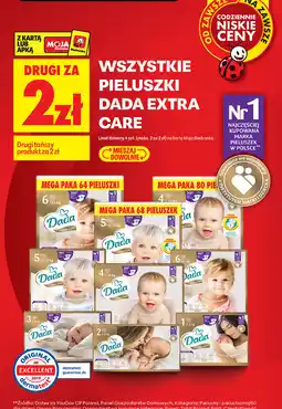 Biedronka Wszystkie pieluszki Dada Extra Care oferta