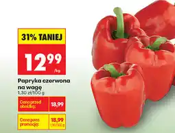 Biedronka Papryka czerwona na wagę oferta