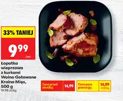 Biedronka Łopatka wieprzowa z kurkami Wolno Gotowane Kraina Mięs oferta
