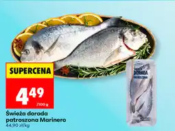 Biedronka Świeża dorada patroszona Marinero oferta