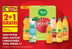 Biedronka Wszystkie soki, napoje i smoothies Vital Fresh oferta