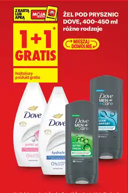 Biedronka Żel pod prysznic Dove, 400-450 ml, różne rodzaje oferta