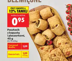 Biedronka Pasztecik z kapustą i pieczarkami oferta