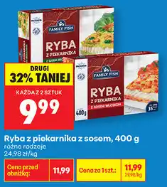 Biedronka Ryba z piekarnika z sosem oferta