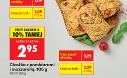 Biedronka Ciastko z pomidorami i mozzarellą oferta