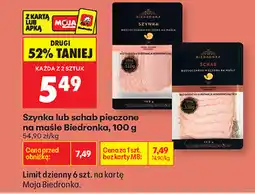 Biedronka Szynka lub schab pieczone na maśle Biedronka oferta