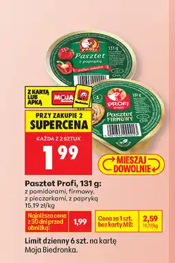 Biedronka Pasztet Profi oferta