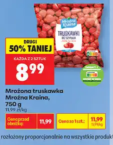 Biedronka Mrożona truskawka Mroźna Kraina oferta