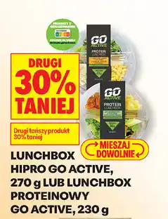 Biedronka Lunchbox Hipro GO Active, 270 g lub Lunchbox proteinowy GO Active, 230 g oferta