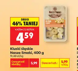 Biedronka Kluski śląskie Nasze Smaki oferta