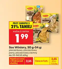 Biedronka Sos Winiary, 30 g-34 g oferta