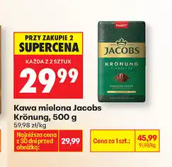 Biedronka Kawa mielona Jacobs Krönung oferta