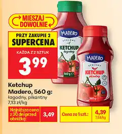 Biedronka Ketchup Madero oferta