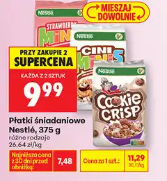 Biedronka Płatki śniadaniowe Nestlé, 375 g różne rodzaje oferta
