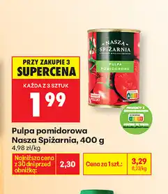 Biedronka Pulpa pomidorowa Nasza Spiżarnia oferta