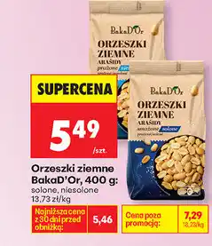 Biedronka Orzeszki ziemne BakaD'Or oferta