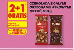 Biedronka Czekolada z całymi orzechami laskowymi Meltié oferta