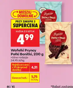Biedronka Wafelki Pryncy Pałki Bojki oferta