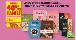 Biedronka Granole, musli i crunchy Vitanella / Go Active oferta