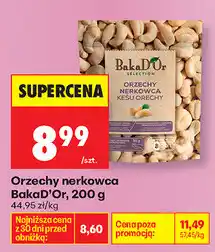 Biedronka Orzechy nerkowca BakaD'Or oferta