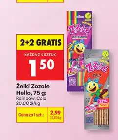 Biedronka Żelki Zozole Hello oferta