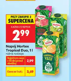 Biedronka Napój Hortex Tropical Duo oferta