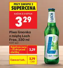 Biedronka Lech Free Limonka z miętą oferta