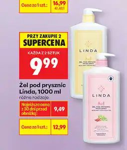 Biedronka Żel pod prysznic Linda oferta