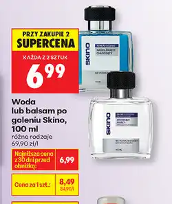 Biedronka Woda lub balsam po goleniu Skino oferta