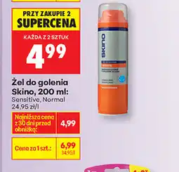 Biedronka Żel do golenia Skino, 200 ml Sensitive/Normal oferta