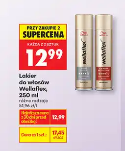 Biedronka Lakier do włosów Wellaflex oferta