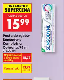 Biedronka Pasta do zębów Sensodyne Kompletną Ochrona oferta